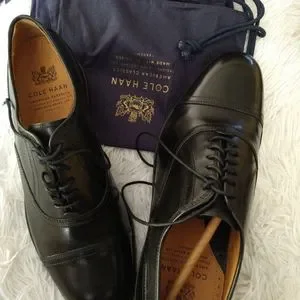 New Cole Haan Kneeland Copeland Oxford Shoe. Black Johnston and Murphy Boots - Etsy main image 4